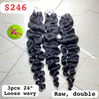 3pcs 24" Loose Wavy