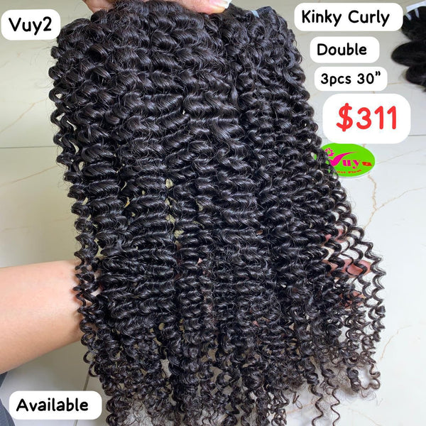 3pcs 30" Kinky Curly