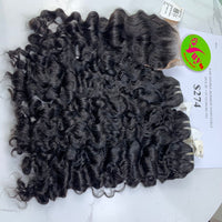 3 pcs 20" + 18 " Closure 5x5  Double Raw Burmese Tight Curly