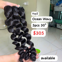 3pcs 30" Ocean Wavy