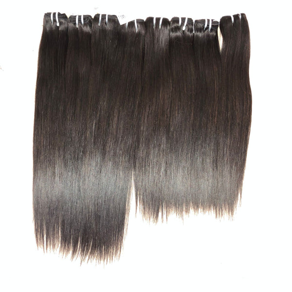 Vietnamese remy bone straight double drawn hair bundle