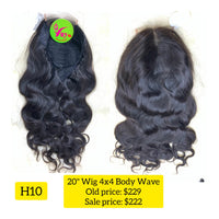 20" Wig 4x4 Body Wave (H10)