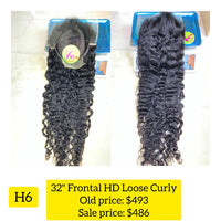 32" Frontal HD Loose Curly (H6)
