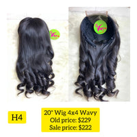 20" Wig 4x4 Wavy (H4)