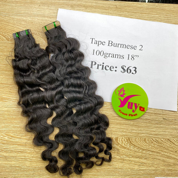 100 grams Burmese Tight Curly (R57)