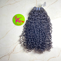 Pixel curly double drawn hair bundle