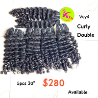 5pcs 20" Curly