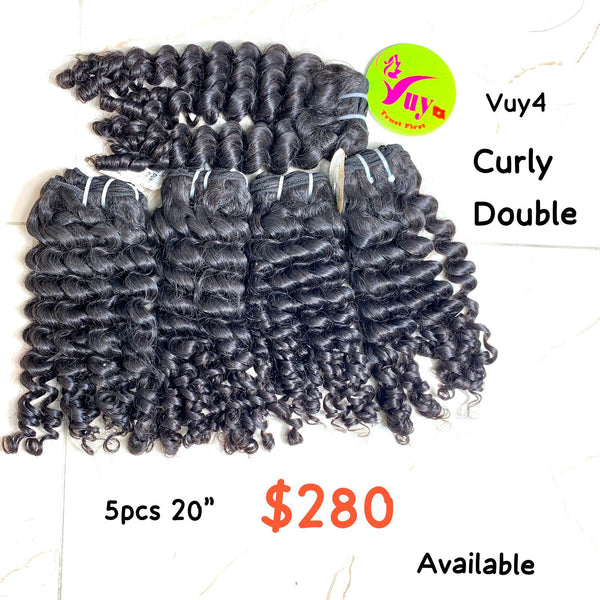 5pcs 20" Curly