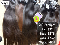 3pcs 20" Straight &nbsp;