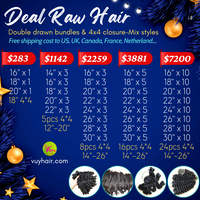 Raw hair bundle and 4x4 closure matching deals-Super good price